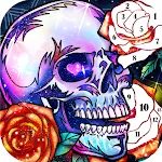 Cover Image of Скачать Skull Coloring Games-Free offline games for adults 1.0.6 APK