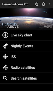 Heavens-Above Pro Screenshot