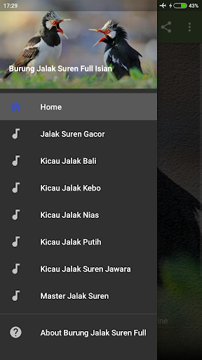 Android application Jalak Suren Full Isian Offline screenshort