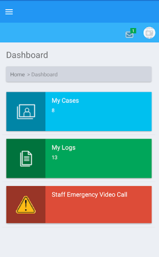 Kim’sCare Staff App Screen 3