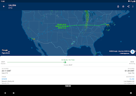 FlightAware Flight Tracker Screenshot