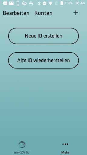 Android application myKZV ID screenshort