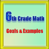 6th Grade Math, Goals&Examples icon