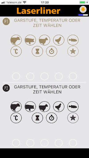Android application Laserliner ThermoControl screenshort