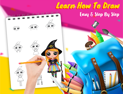 Drawely: Draw Color Cute Girls Apk Download For Android & iOS 5