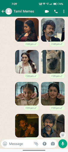 Android application Leo Animated Stickers screenshort