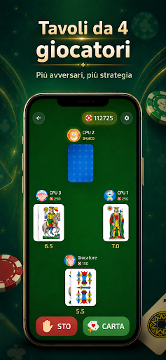 Sette e Mezzo: Carte Italiane screenshot