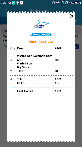 Laundryezy Screen 2