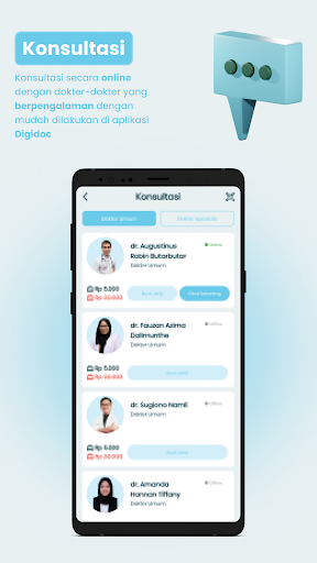 Digidoc :BodyCheck, Konsultasi Screen 3