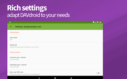 DAVx⁵ Contacts, Calendars & Files Sync v4.0-gplay MOD APK (Paid/Unlocked) Free For Android 10