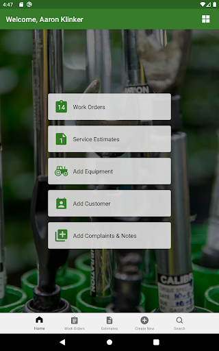 Screenshot of John Deere Expert App