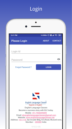 ELC App - English Language Cla Screen 2