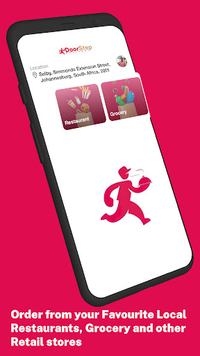 Android application Doorstep Delivery App screenshort