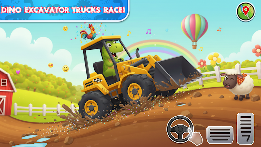 Build Dino Construction Trucks
