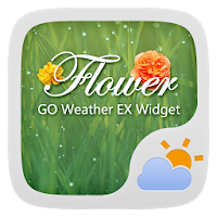 Flower GO Weather Widget Theme