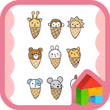 Animal Ice cream dodol theme icon