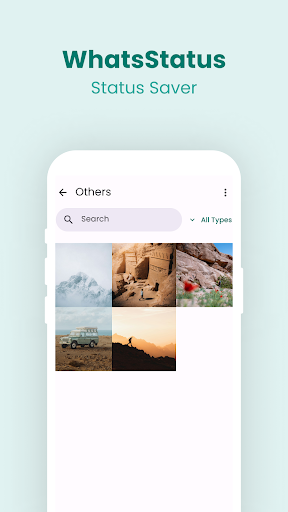 Android application WhatsStatus - Status Saver screenshort