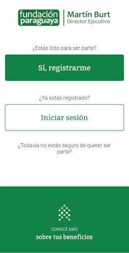 Android application Fundación Paraguaya screenshort