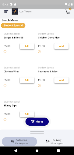 LJs Tavern Restaurant Screen 3