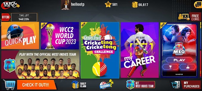 World Cricket Championship 2 MOD APK (Vô Hạn Tiền) 1