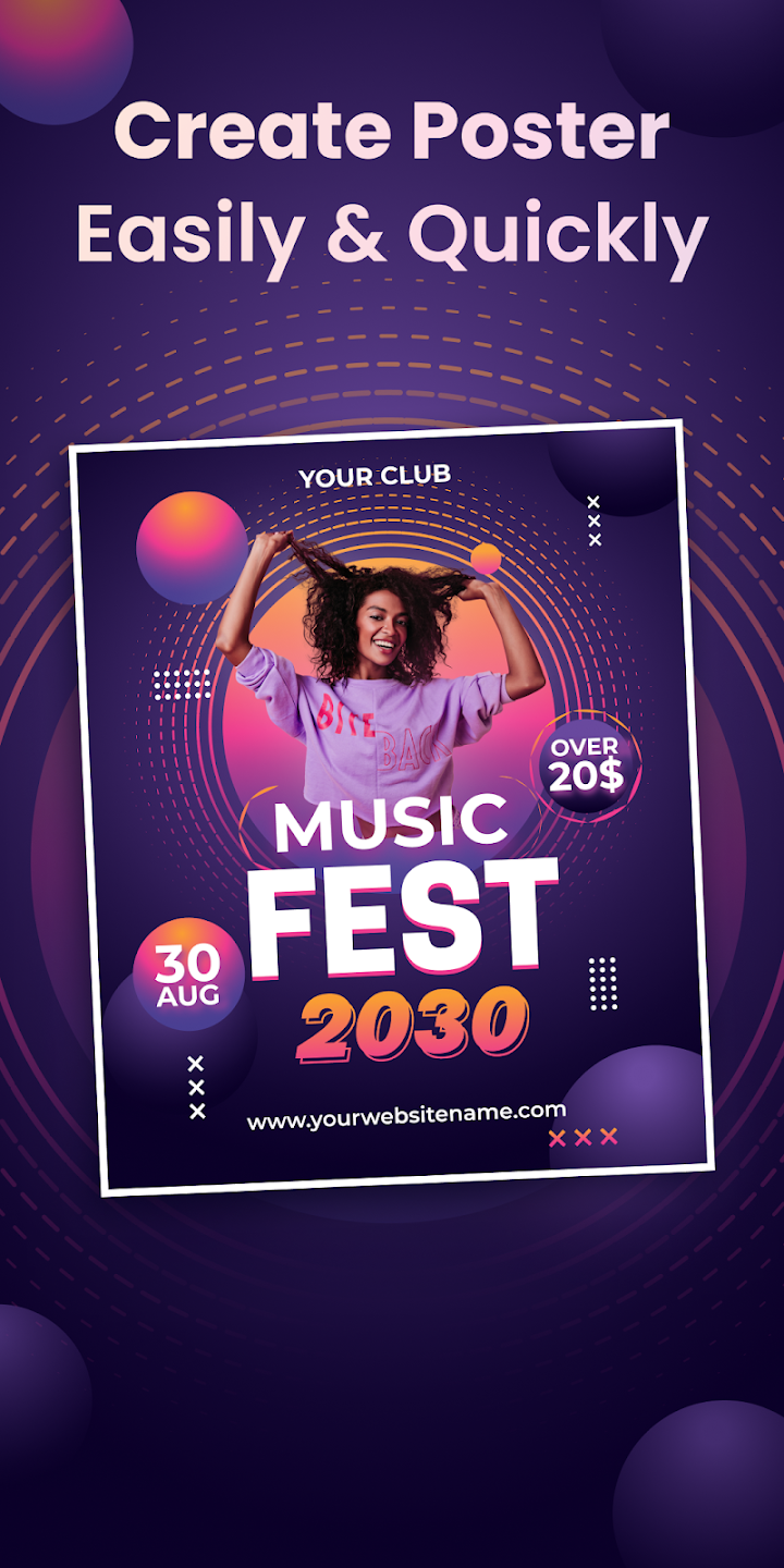 festival poster maker mod apk