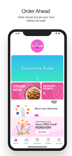 Android application Sno Thai Cafe screenshort