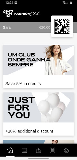 Android application Freeport Fashion Club screenshort
