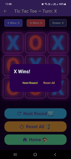 Tic Tac Toe – 2 Players and AI