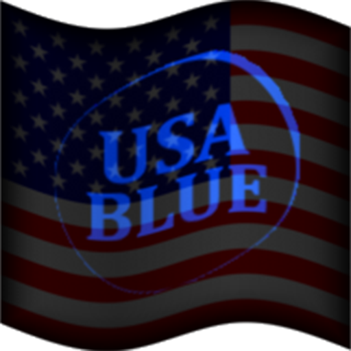 Usa Flag Blue Icon Pack logo