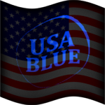 Usa Flag Blue Icon Pack