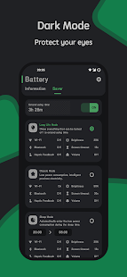 Battery manager and monitor Screenshot