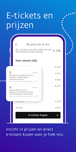 9292 reisplanner OV + e-ticket