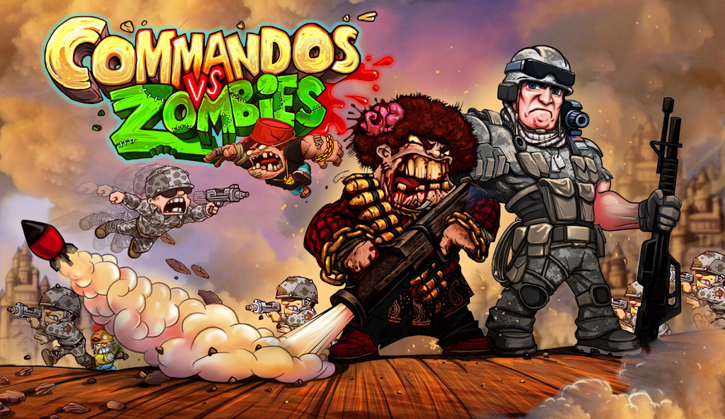 База против зомби. Commandos vs Zombies.
