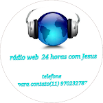 Cover Image of ダウンロード Rádio Web 24 Horas com Jesus 5.5 APK