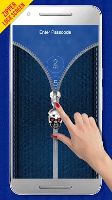 Jeans Zipper Lock Screenのおすすめ画像1