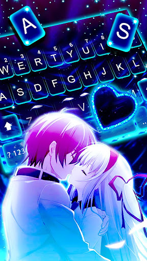 Romantic Neon Kiss Theme Screen 2