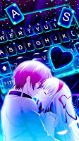 screenshot of Romantic Neon Kiss Theme