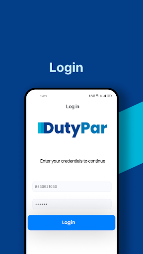 Android application DutyPar - Attendance app screenshort