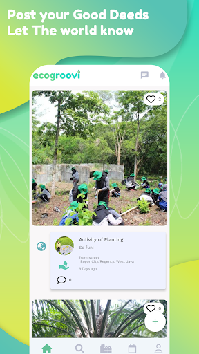 Android application EcoGroovi screenshort