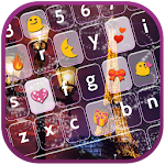 Night Paris Keyboard - Emoji Apk