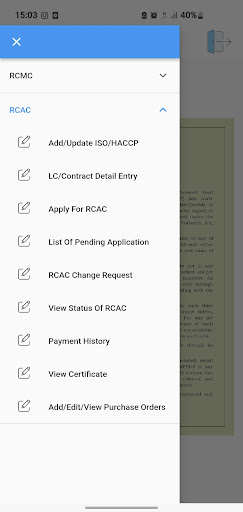 APEDA RCAC for Basmati Rice Screen 3