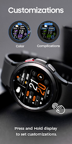 Screenshot 3 RE 04 - Minimal Watch Face android