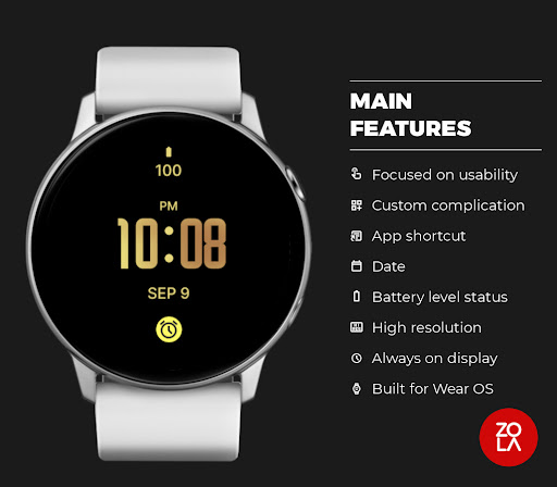 Beauty Sand Modern Watch Face Screen 2