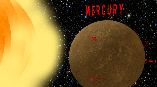 Planet Mercury VR Screen 2