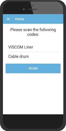 Android application VISCOM Liner Scanner APP screenshort