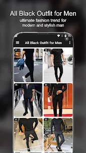 All Black Outfit for Men