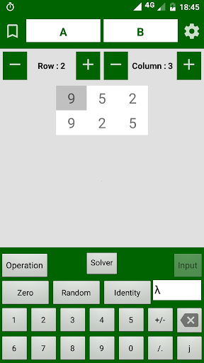 Android application Matrix Calculator - PRO screenshort