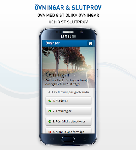 Körkort Teori för B-bil Screenshot