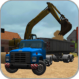 Construction Truck 3D: Sand icon