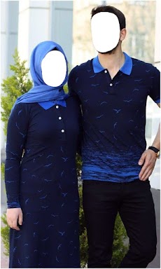 Hijab Muslim Couple Photo Suitのおすすめ画像4